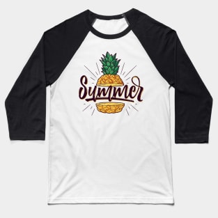 Summer and Pineapple Baseball T-Shirt